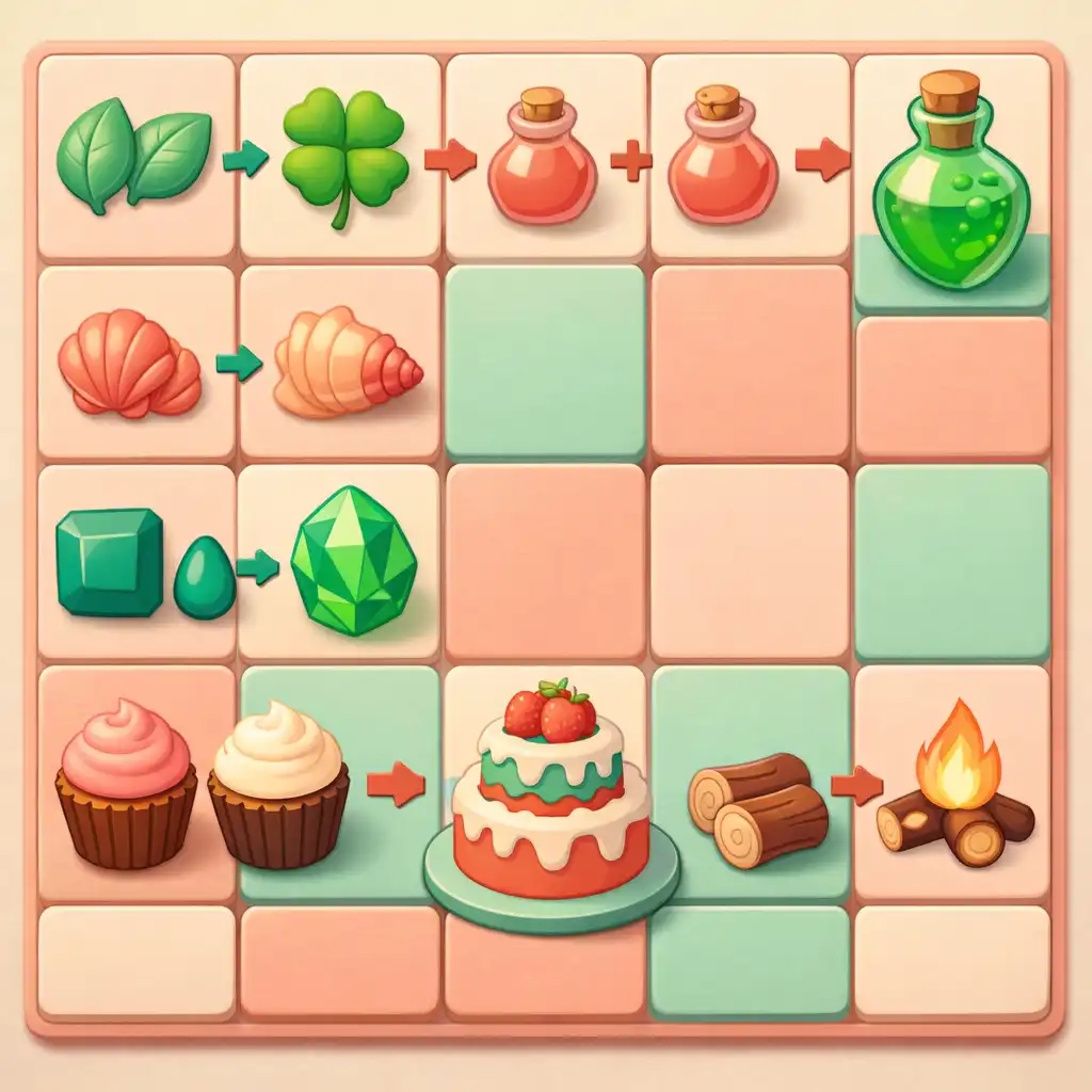 Puzzle tábla kombinálható elemekkel